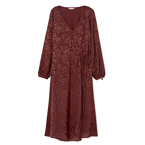 H&M Jacquard Weave Wrap Dress - Picture 3 of 5